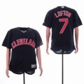 Cleveland Indians #7 Kenny Lofton dark blue Flexbase Authentic Collection Jersey