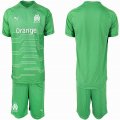 2018-2019 Olympique de Marseille green goalkeeper soccer jersey