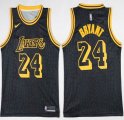 Nike Los Angeles Lakers #24 Kobe Bryant black fashion basketball jersey-LT