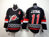 Carolina Hurricanes #11 Jordan Staal black NHL Jerseys A Patch