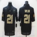 Nike Washington Redskins #21 Sean Taylor black camo Salute To Service Limited Jersey-BD