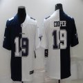 Nike Cowboys #19 Amari Cooper white blue splits Color Rush Limited Jersey