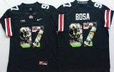 Ohio State Buckeyes #97 Joey Bosa black fashion college football jersey(1)