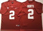 Alabama Crimson Tide #2 Jalen Hurts red College Football Limited Jersey-PNS