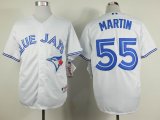 Toronto Blue Jays #55 Russell Martin White MLB baseball Jerseys