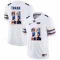 Custom Florida Gators #11 Kyle Trask white fashion college football jersey