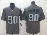 Nike Dallas Cowboys #90 DeMarcus Lawrence gary fashion Color Rush Limited Jersey