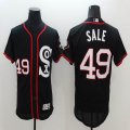 2016 Chicago White Sox #49 Chris Sale black Flexbase Authentic Collection Jersey