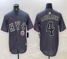 Nike New York Mets #4 Yordan Alvarez gray majestic mlb jerseys majestic baseball jerseys 03