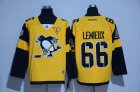 Pittsburgh Penguins #66 Mario Lemieux Stitched yellow hockey jerseys