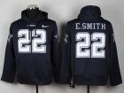 Dallas Cowboys #22 Emmitt Smith dark blue nike nfl Hooded Sweatnike nfl Hooded Sweatshirtshirt