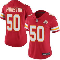 Women Nike Kansas City Chiefs #50 Justin Houston red Color Rush Limited Jerseys