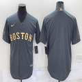 2022 MLB All-Star Nike Boston Red Sox blank gray majestic baseball jerseys-BD