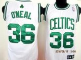 Boston Celtics 36# O'NEAL white jerseys