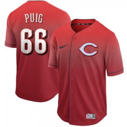 Nike Cincinnati Reds #66 Yasiel Puig red drift baseball jerseys