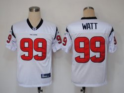 Reebok J.J. Watt Houston Texans #99 White Jersey