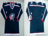 Columbus Blue Jackets Blank Dark Blue NHL Jerseys