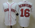 Boston Red Sox #16 Benintendi white majestic baseball Jersey