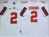 Ohio State Buckeyes #2 J.K. Dobbins white limited College Football Jersey