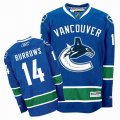 NHL Vancouver Canucks 14# BURROWS Blue Jersey