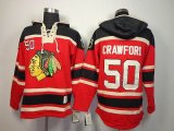 Chicago Blackhawks CRAWFORD 50 Red hockey jerseys