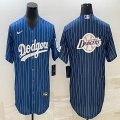 Los Angeles Dodgers blank blue red majestic baseball Jerseys-BD 05