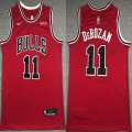 Nike Chicago Bulls #11 Derozanl red nba basketball jerseys-XD