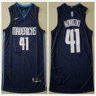 Dallas Mavericks 41# Dirk Nowitzki dark blue nike nba jersey-TY