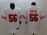 49ers #56 Reuben Foster nike white Color Rush Limited Jersey-BD