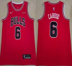 Nike Chicago Bulls #6 Alex Caruso red nba basketball jerseys-XD