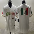 2023 World Cup Mexico blank white majestic baseball jerseys 47