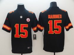 Nike Kansas City Chiefs #15 Patrick Mahomes black Color Rush Limited jersey