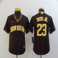 Youth Nike San Diego Padres #23 Fernando Tatis Jr. beige majestic baseball Jersey