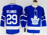 Women Adidas Toronto Maple #29 William Nylander Blue ice hockey Jersey