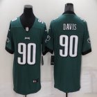 Nike Philadelphia Eagles #90 Jordan Davis green Color Rush Limited Jersey