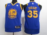 Youth Nike Golden State Warriors #35 Kevin Durant blue NBA Basketball Jersey