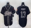 Nike San Francisco 49ers #13 Brock Purdy black fashion baseball jerseys Joint name-BD