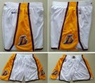 Nike Los Angeles Lakers white nba shorts