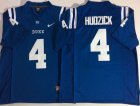 Duke Blue Devils Blue #4 Hudzick college football jersey