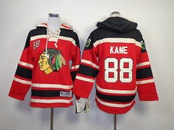 Chicago Blackhawks #88 Patrick Kane Red kid nhl hooded sweatshirt