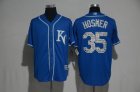 2017 Kansas City Royals #35 Eric Hosmer blue Majestic baseball jerseys