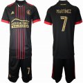 2021-2022 Atlanta United Club#7 MARTINEZ black soccer jersey home