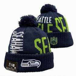 2024 Seattle Seahawks dark blue NFL Sports Cuffed Knit Hats