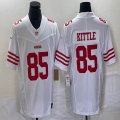 Nike 49ers #85 George Kittle white Color Rush Limited Jersey -BD 03