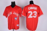 toronto blue jays 23# canada red mlb jerseys