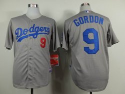 Los Angeles Dodgers 9 Dee Gordon gray jerseys