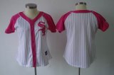 Chicago White Sox blank white fashion women MLB jersey