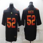 Nike Chargers #52 Khalil Mack black orange Color Rush Limited Jersey -BD