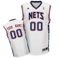 New Jersey Nets Custom white adidas Home Jersey for sale