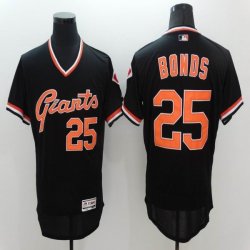 2016 San Francisco Giants Barry Bonds 25# black Flexbase Authentic Collection Jersey